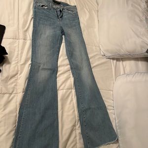 Flying Monkey light denim flare